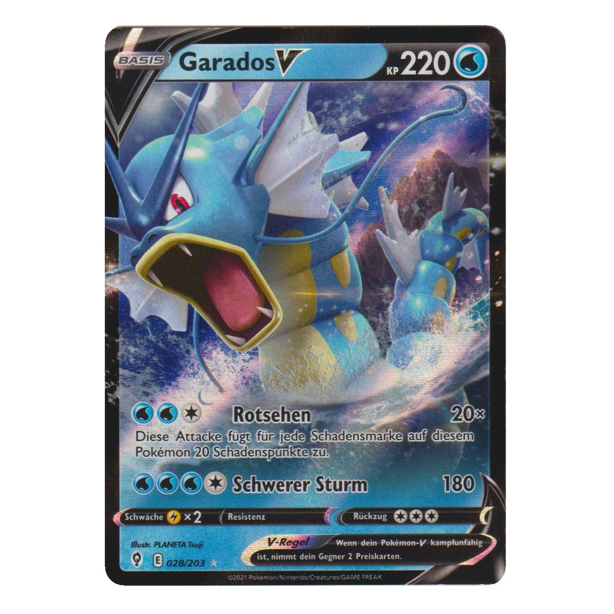 Pokémon: Gyarados V – Evolving Skies (EVS 028) – Single Card