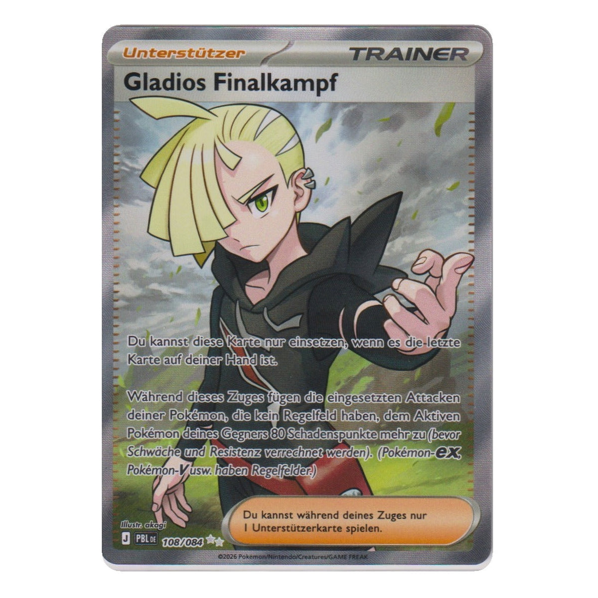 Pokémon: Gladios Finalkampf – Dunkelnacht (PBL 108) – Einzelkarte