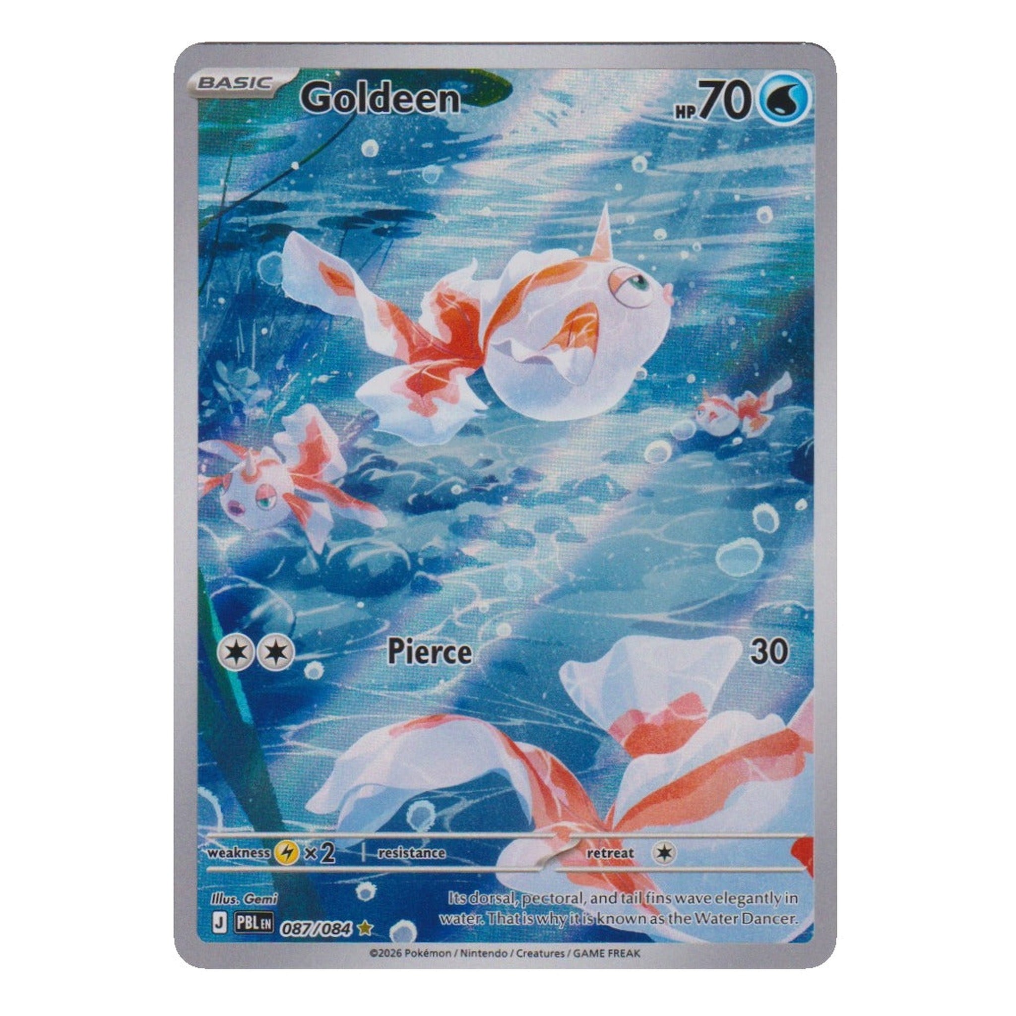 Pokémon: Goldeen – Pitch Black (PBL 087) – Einzelkarte