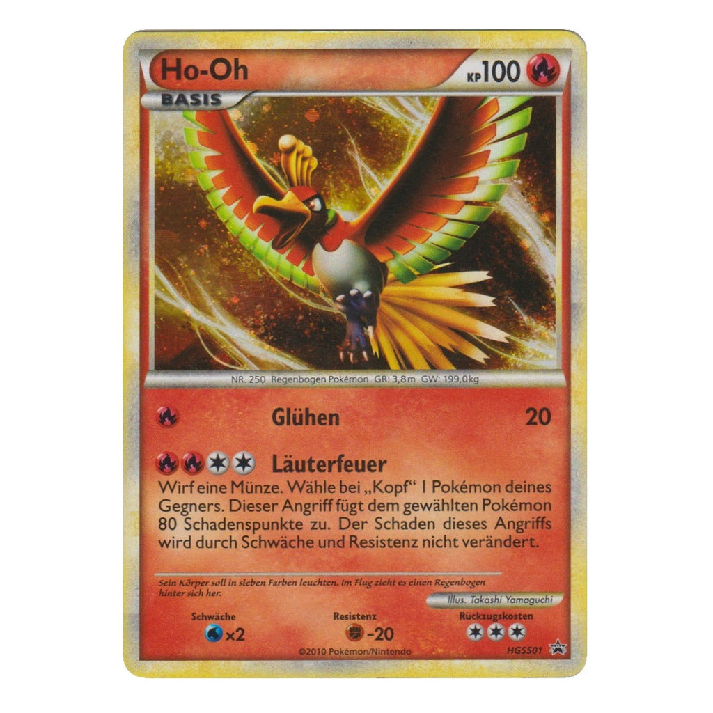 Pokémon: Ho-Oh – Promos Étoile Noire HGSS (HGSS 01) – Carte individuelle