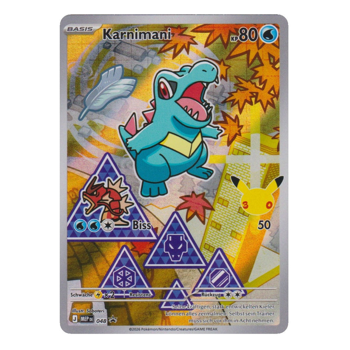 Pokémon: Kaiminus – Cartes Promo Black Star (MEP 048) – Carte individuelle
