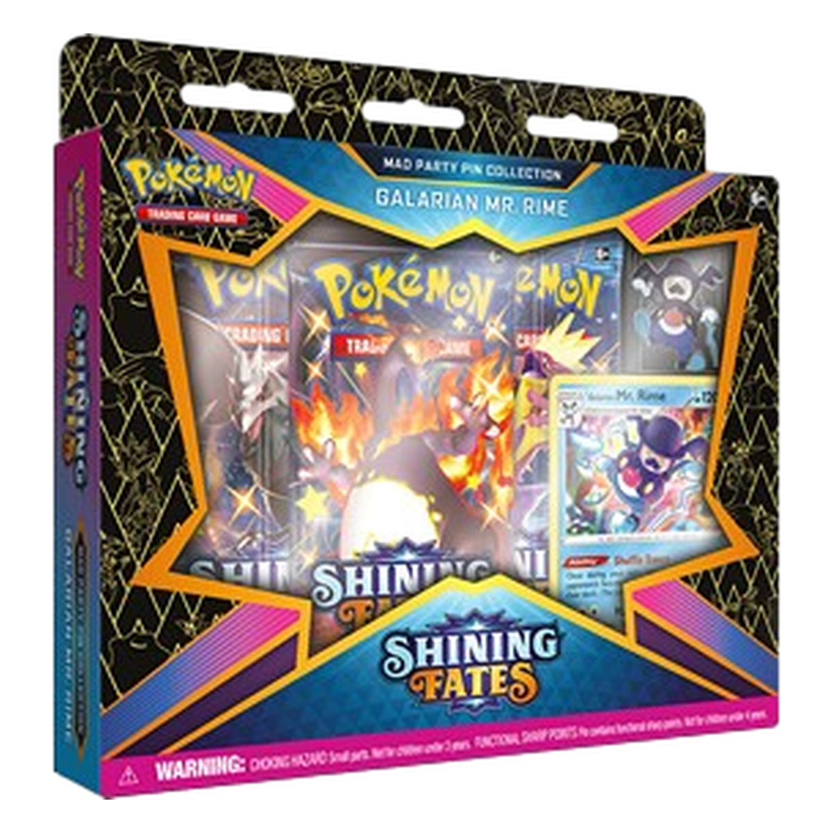 Pokémon: Kollektion SHF Shining Fates Mad Party Pin Collection Galarian Mr. Rime – Englisch