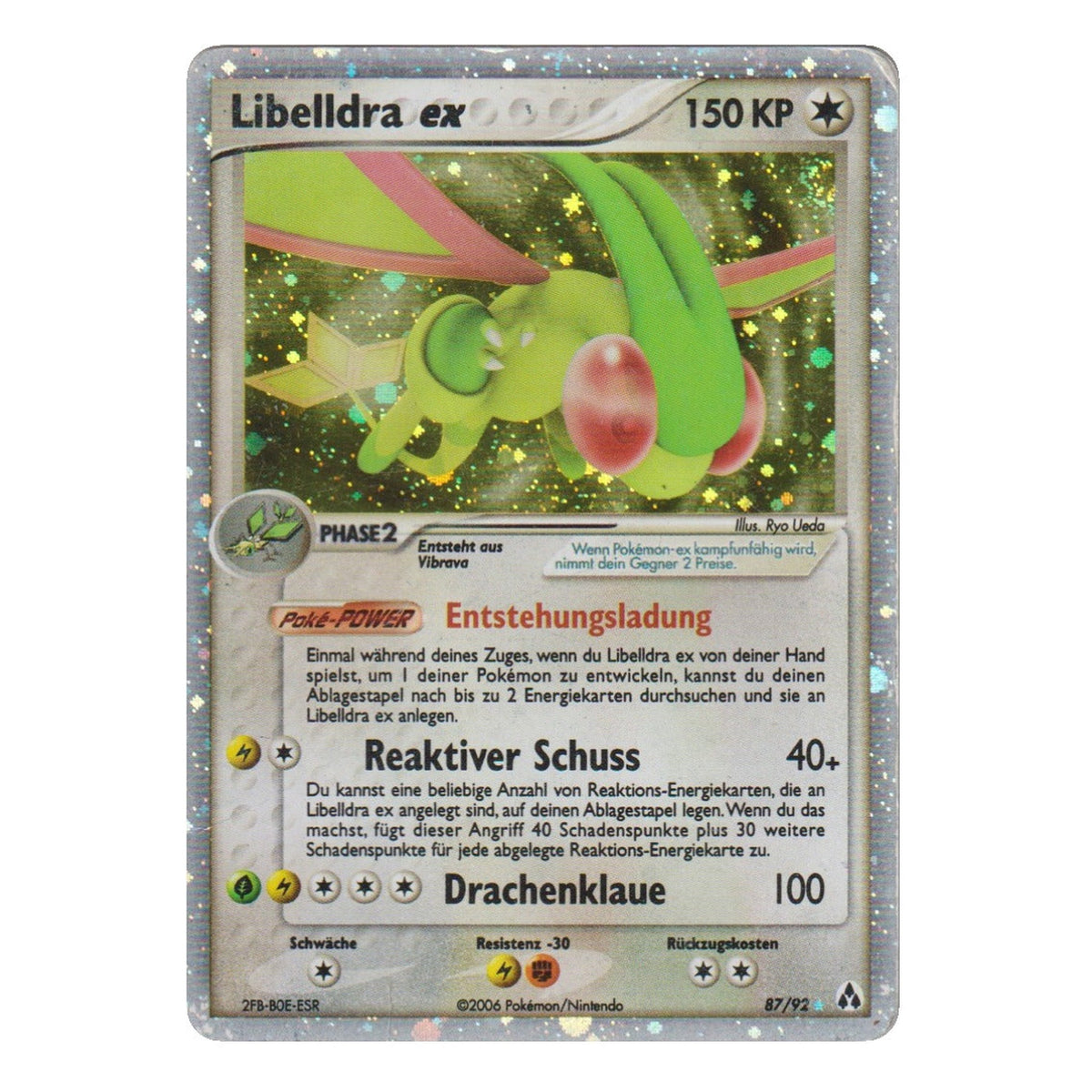 Pokémon: Libelldra ex – EX Créateurs de légendes (LM 87) – Carte individuelle