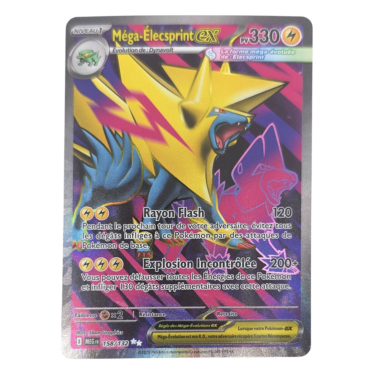 Pokémon: Mega Manectric ex – Mega Evolution (MEG 158) – Einzelkarte