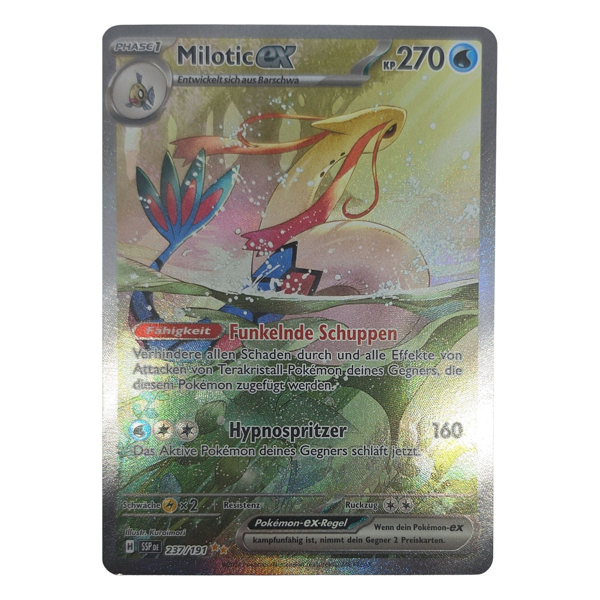 Pokémon: Milotic ex – Stürmische Funken (SSP 237) – Einzelkarte