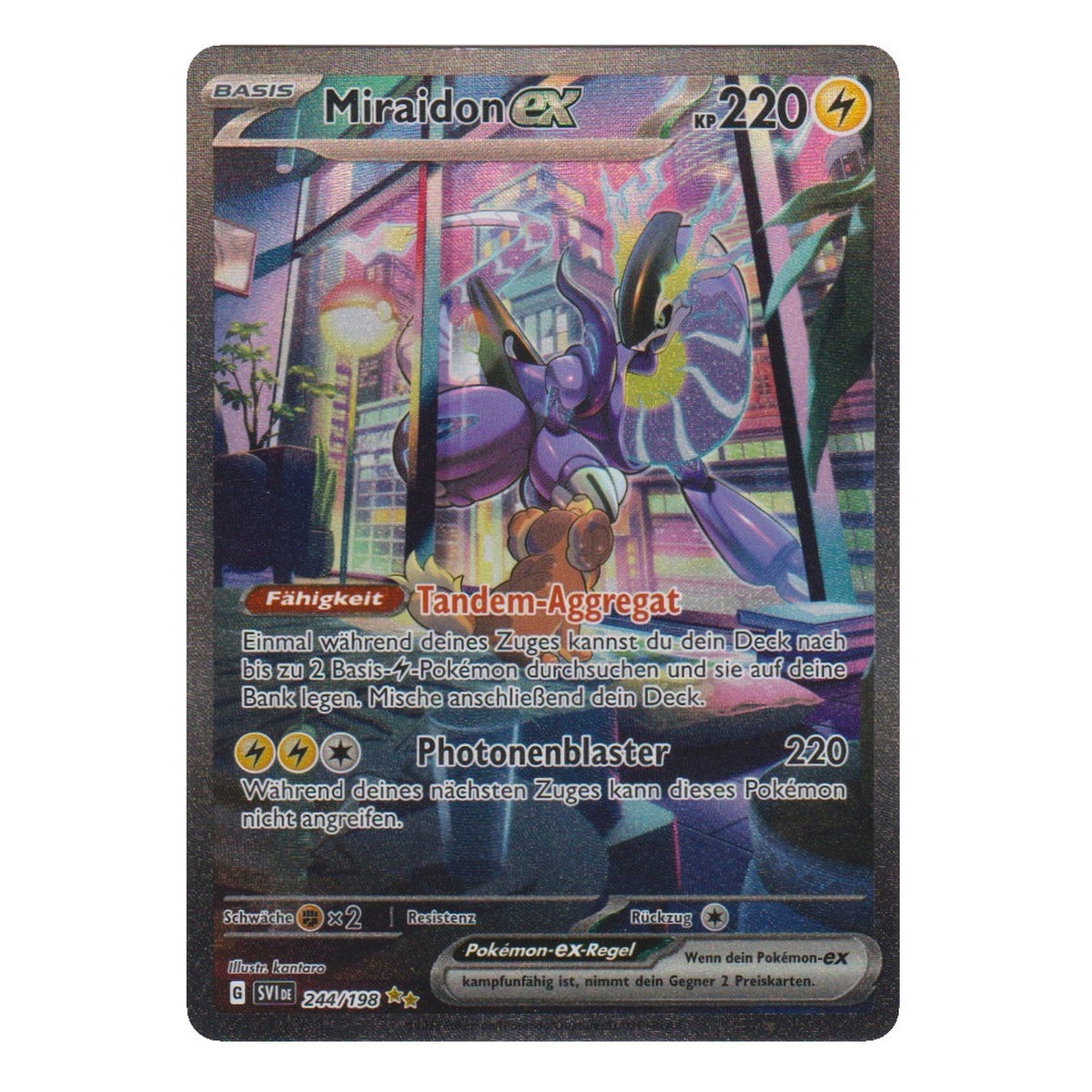 Pokémon: Miraidon ex – Scarlet & Violet (SVI 244) – Single Card
