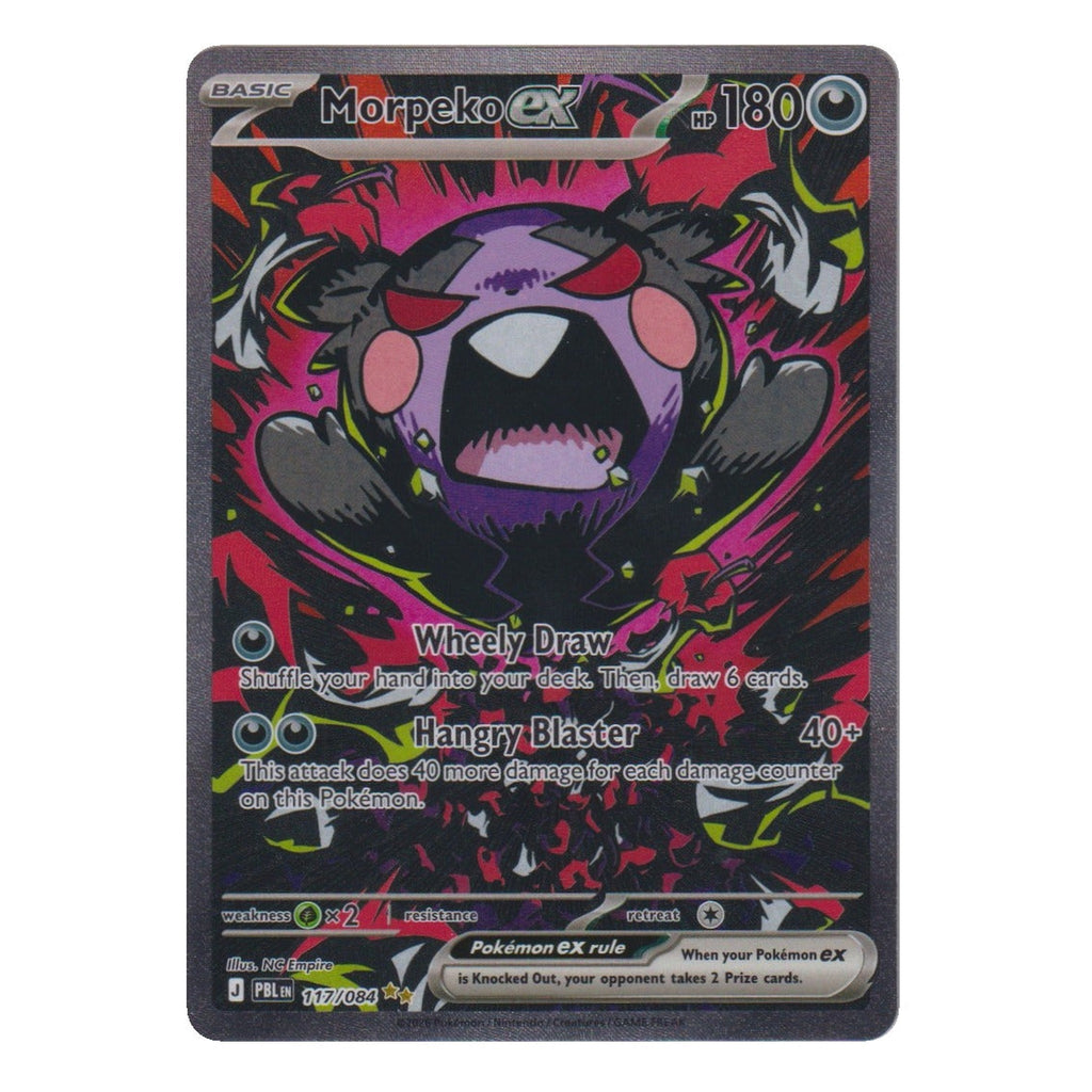 Pokémon: Morpeko ex – Pitch Black (PBL 117) – Einzelkarte