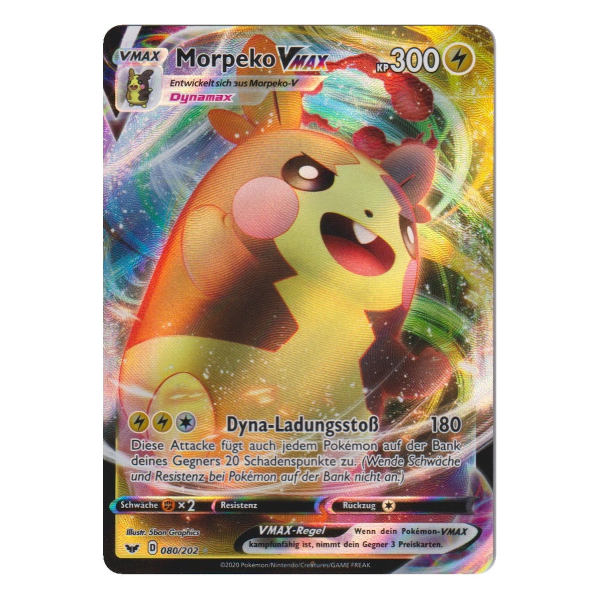 Pokémon: Morpeko VMAX – Sword & Shield (SSH 080) – Single Card