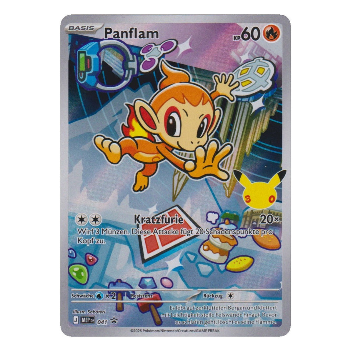 Pokémon: Panflam – MEP Black Star Promos (MEP 041) – Einzelkarte