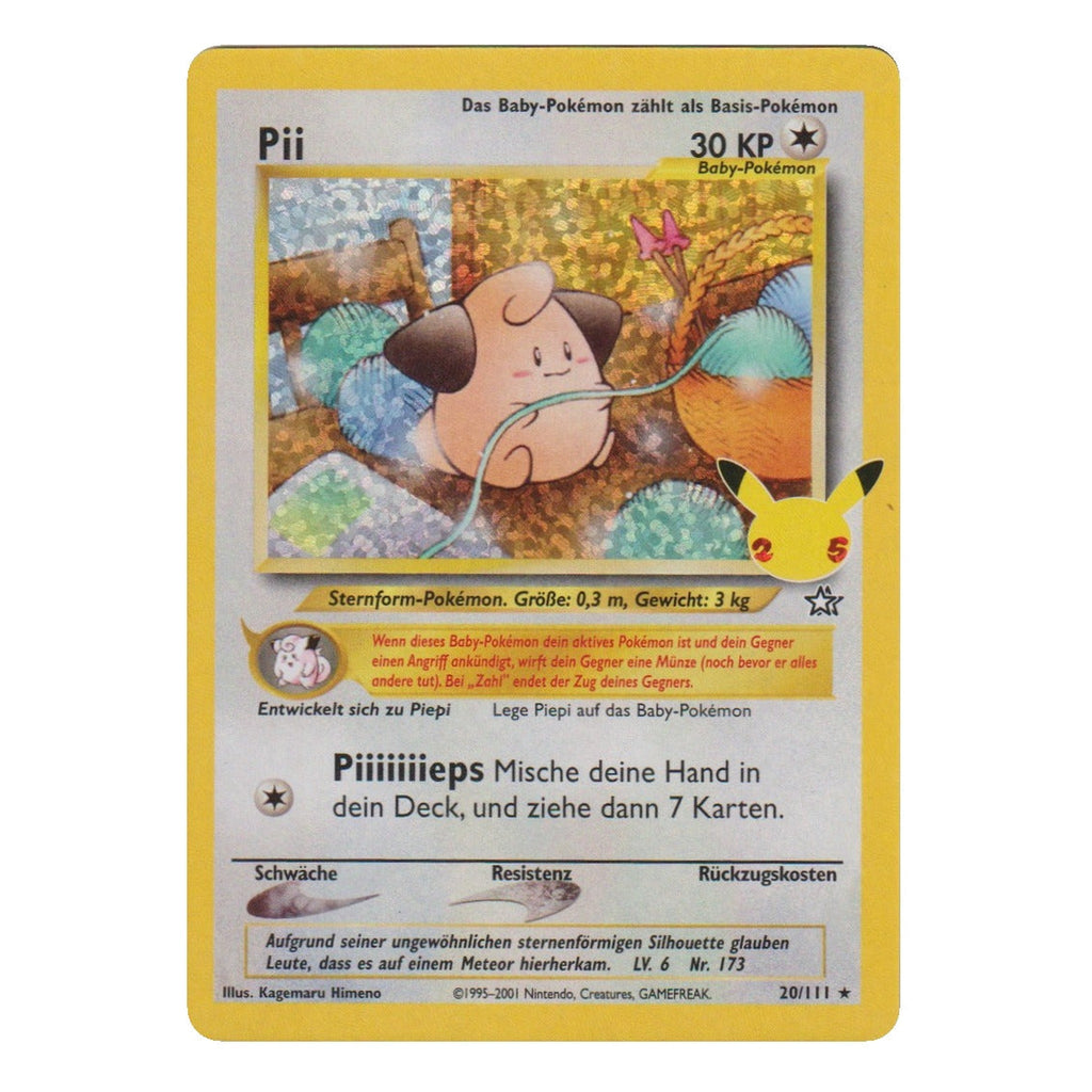 Pokémon: Cleffa – Celebrations: Classic Collection (CEL 020) – Single Card