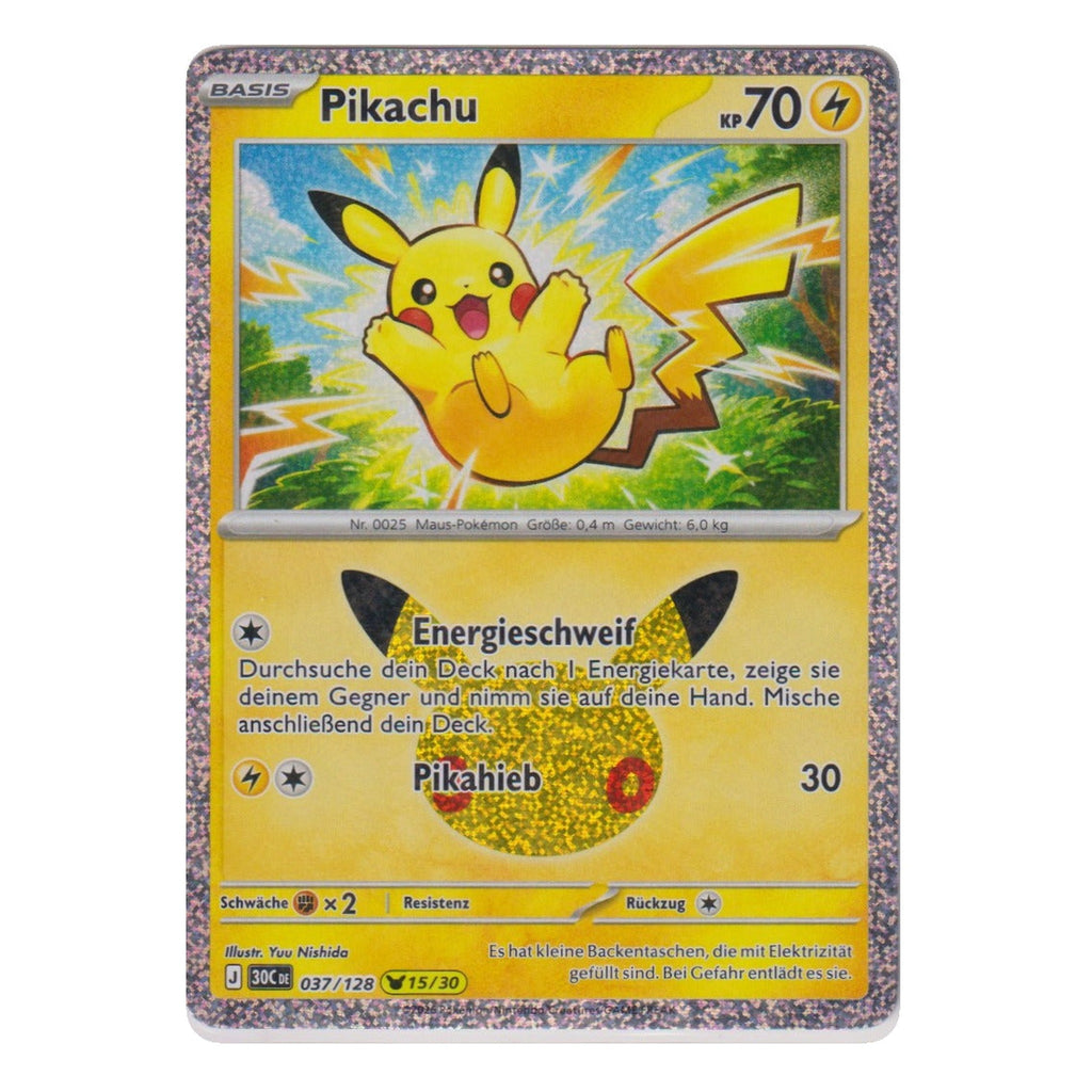 Pokémon: Pikachu – 30 Jahre (30C 037) – Einzelkarte