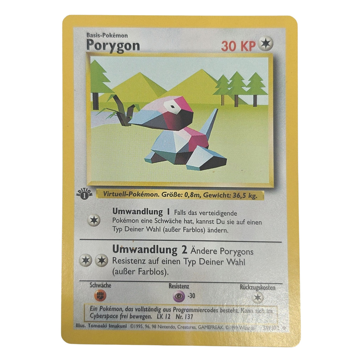 Pokémon: Porygon – Base Set (BS 39) – Carte individuelle
