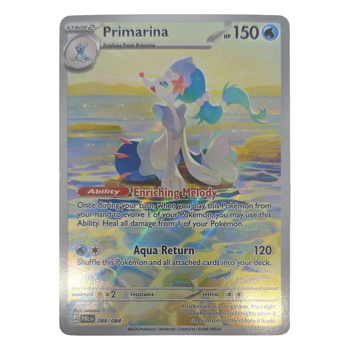Pokémon: Primarina – Pitch Black (PBL 088) – Einzelkarte