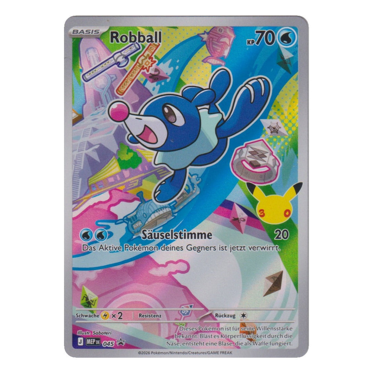 Pokémon: Robball – MEP Black Star Promos (MEP 045) – Einzelkarte