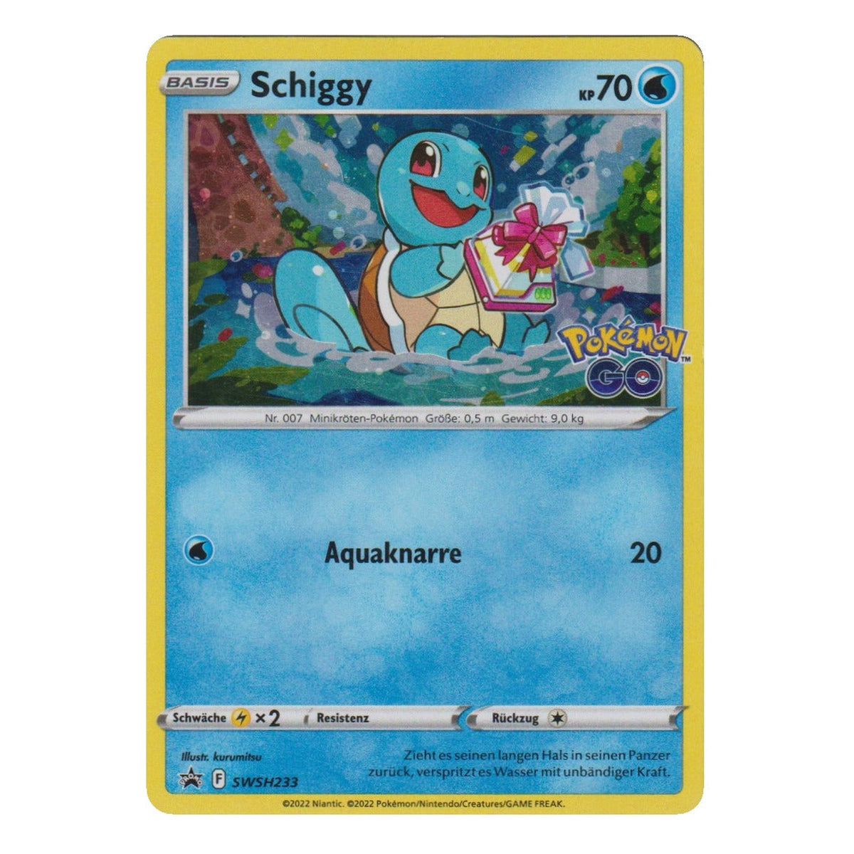Pokémon: Schiggy – SWSH Black Star Promos (SWSH 233) – Einzelkarte