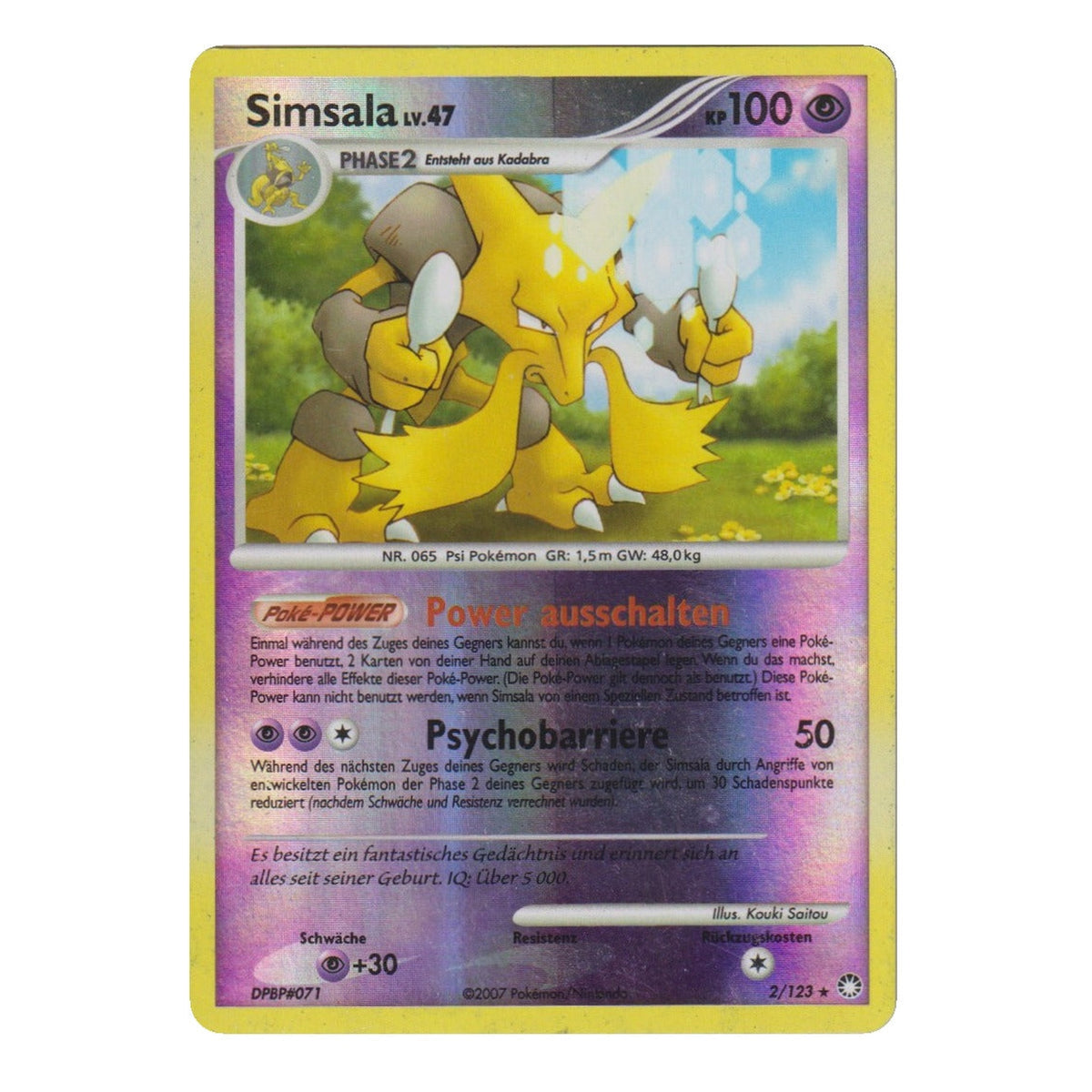 Pokémon: Simsala Lv.47 – Geheimnisvolle Schätze (MT 2) – Einzelkarte
