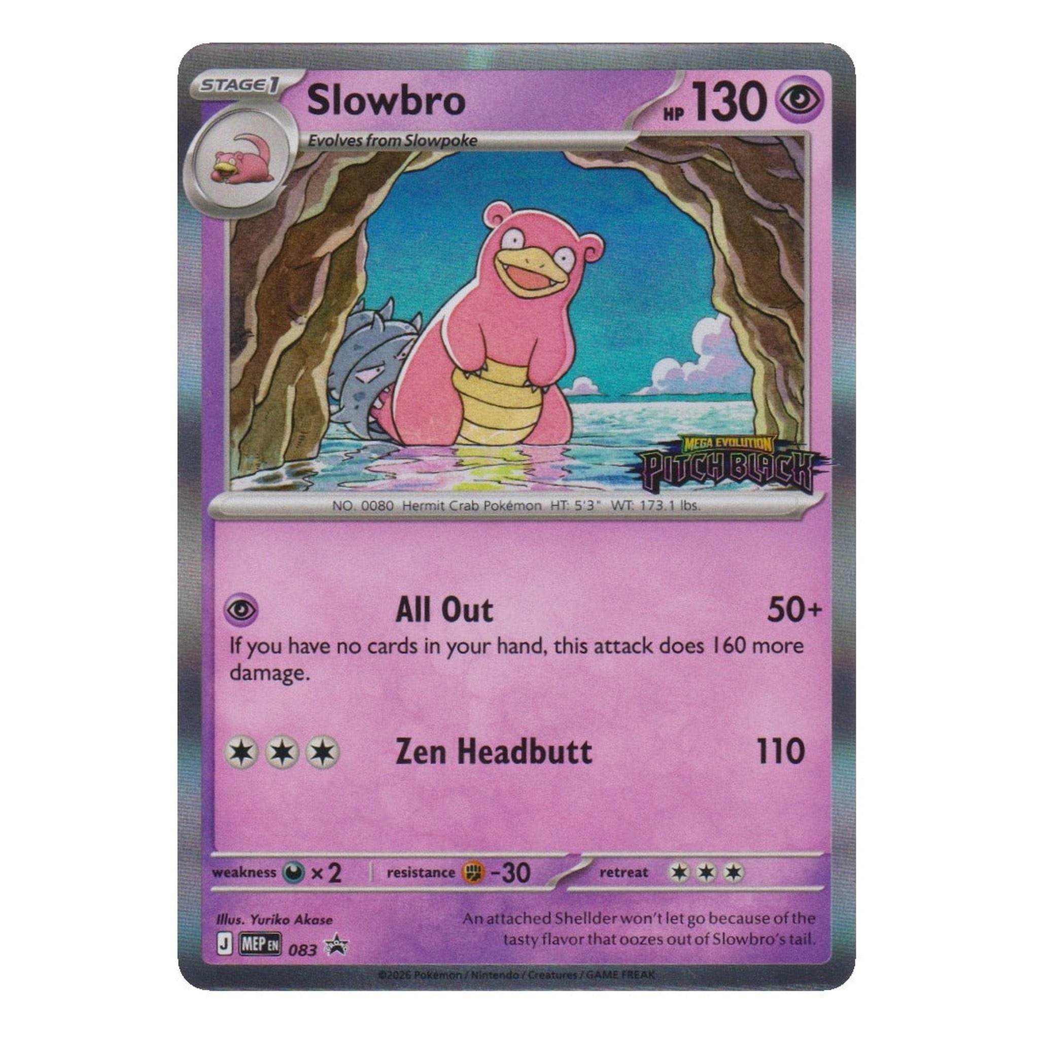 Pokémon: Slowbro – MEP Black Star Promos (MEP 083) – Single Card