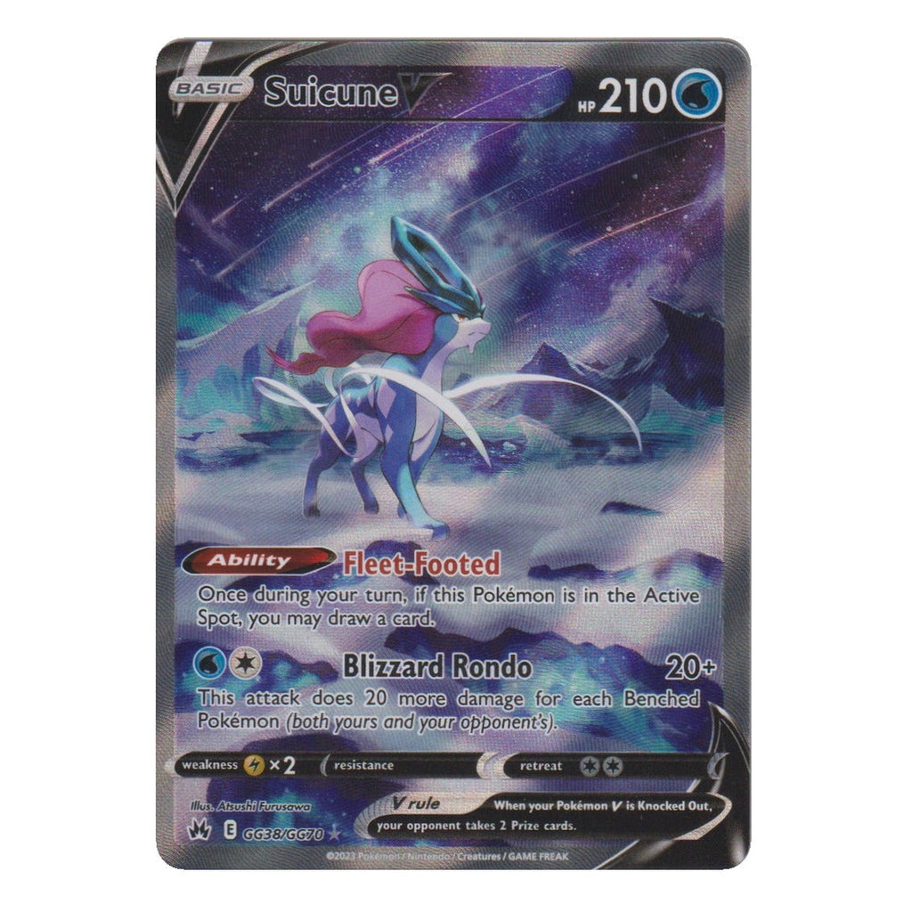 Pokémon: Suicune V – Zenit der Könige (CRZ GG38) – Einzelkarte