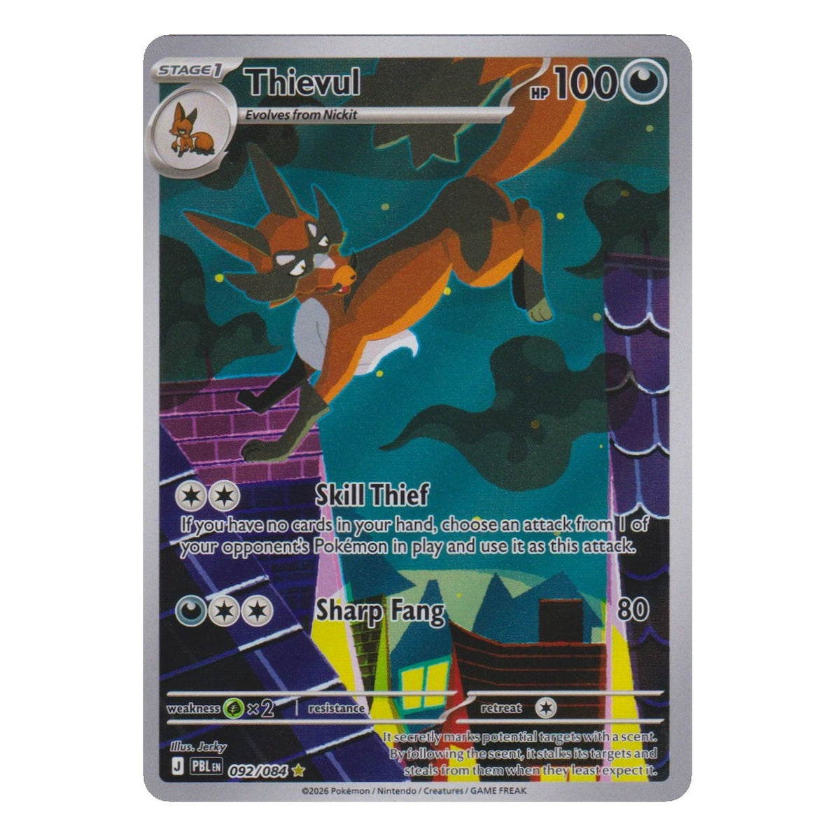Pokémon: Thievul – Pitch Black (PBL 092) – Einzelkarte