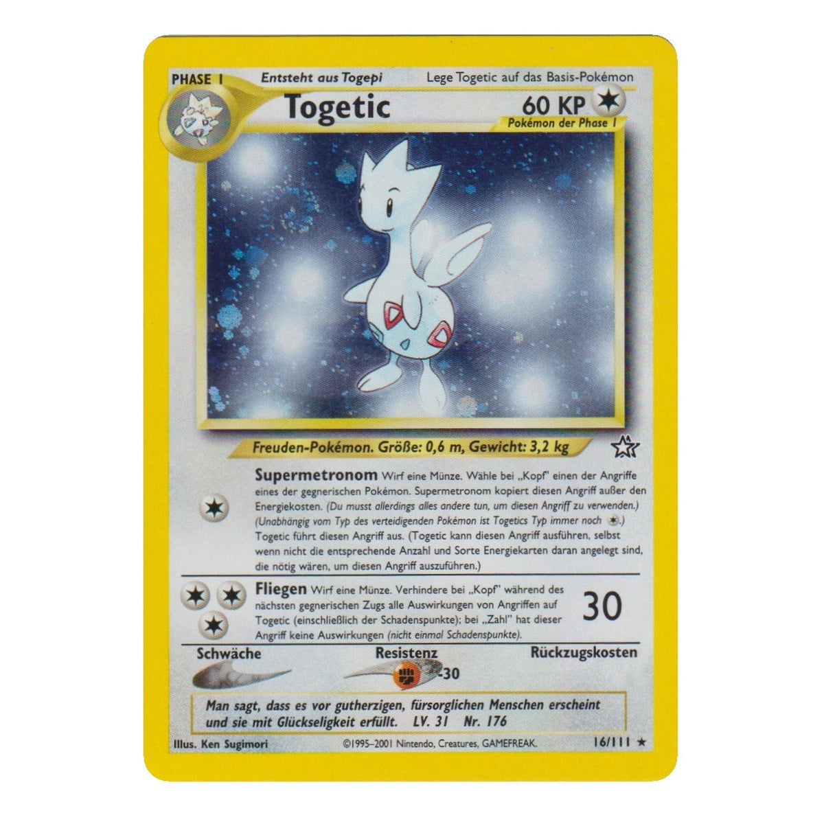 Pokémon: Togetic – Neo Genesis (16/111) – Einzelkarte