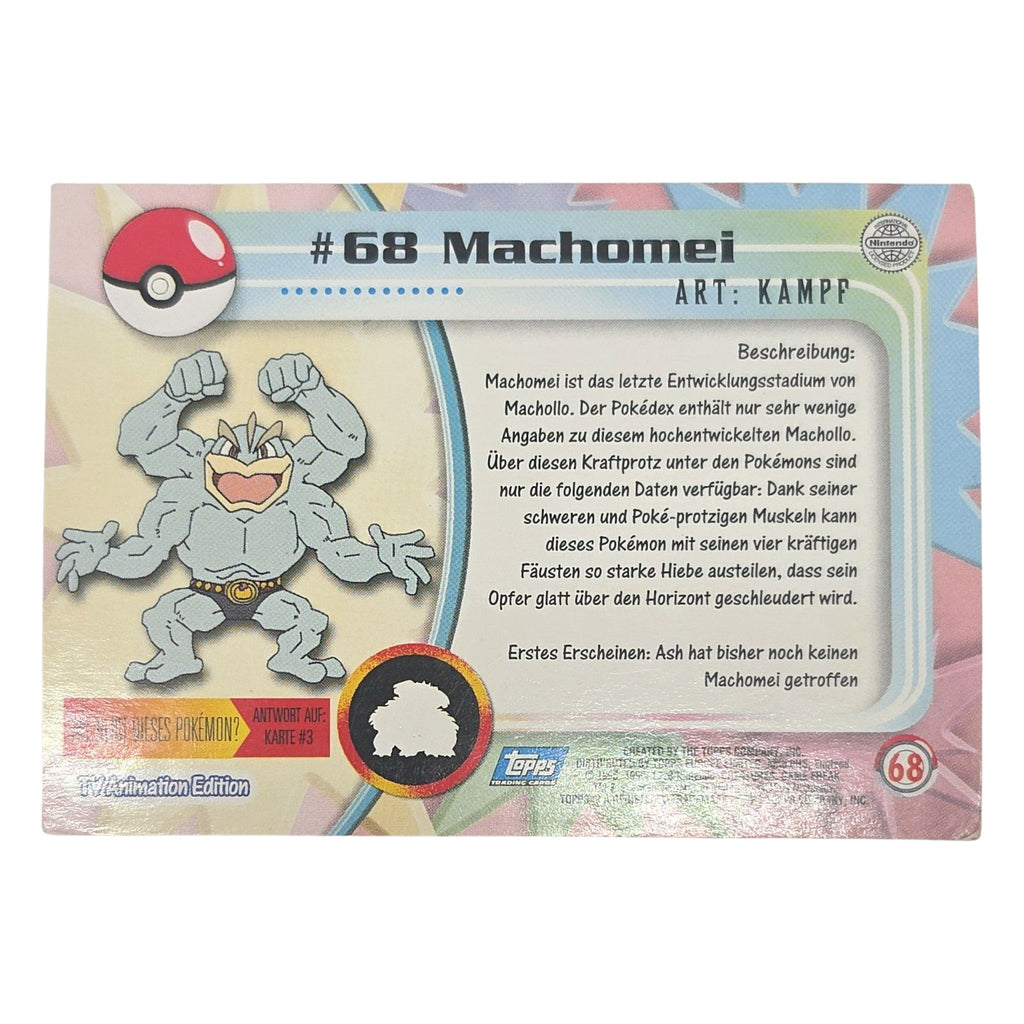Pokémon Topps: Machamp (#68) – Collectible Card