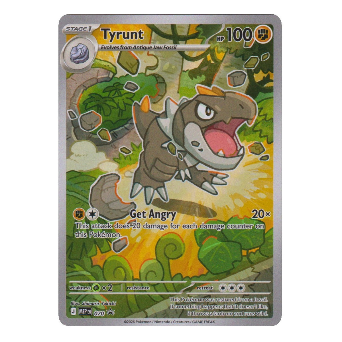 Pokémon: Tyrunt – Black Star Promos (MEP 070) – Single Card