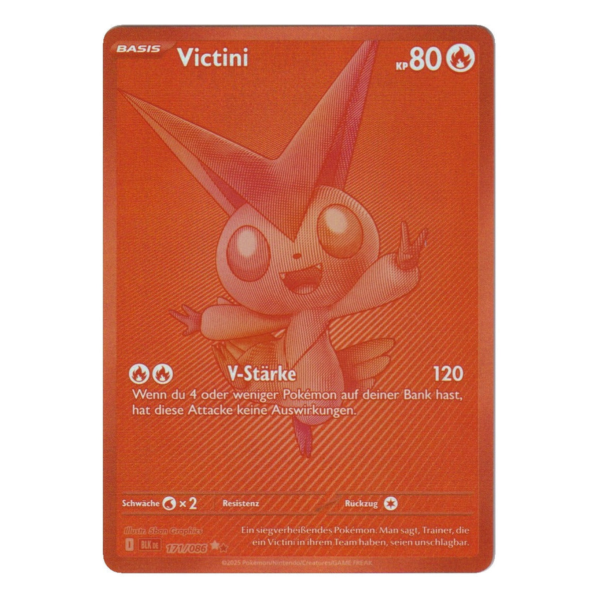 Pokémon: Victini – Schwarze Blitze (BLK 171) – Einzelkarte