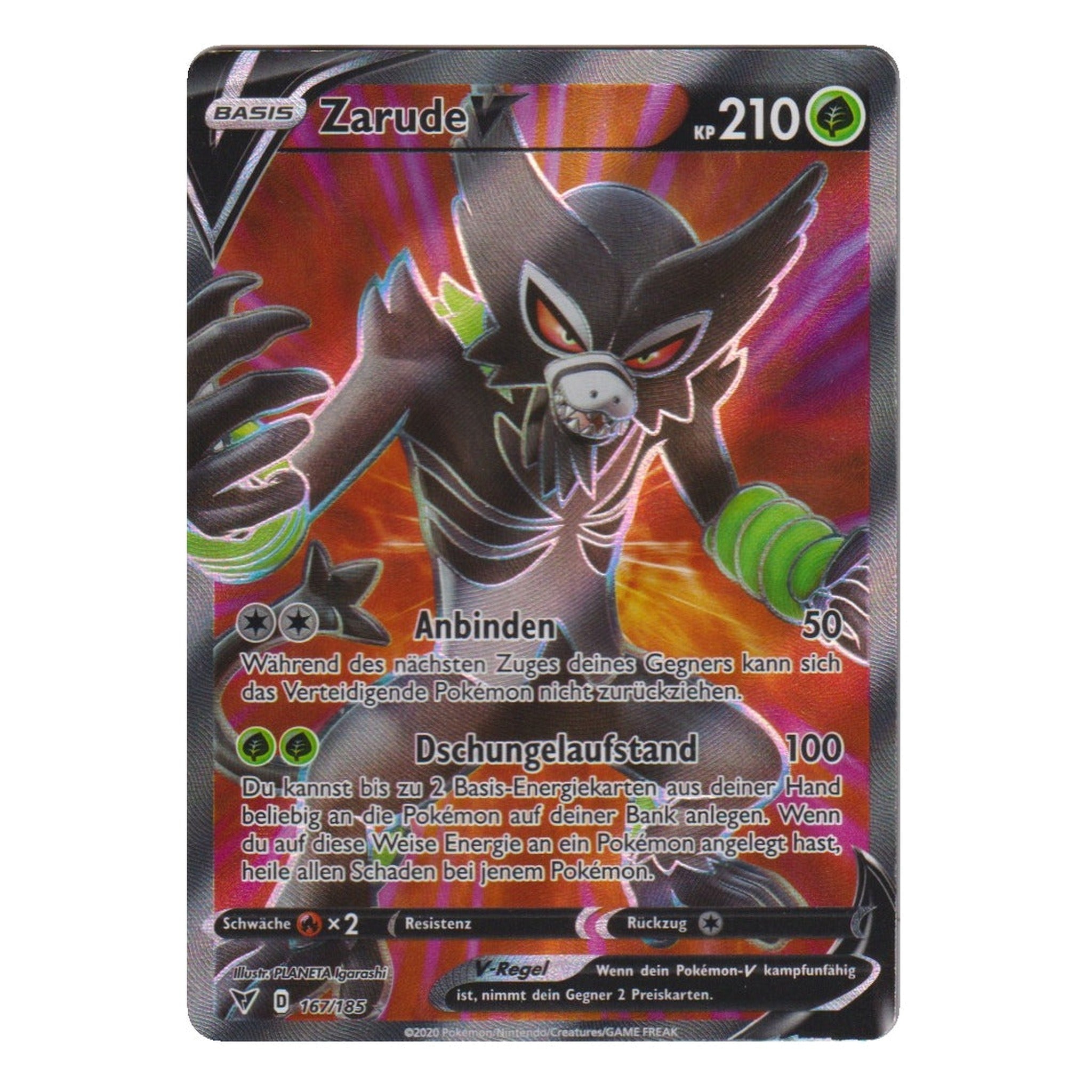 Pokémon: Zarude V – Vivid Voltage (VIV 167) – Single Card