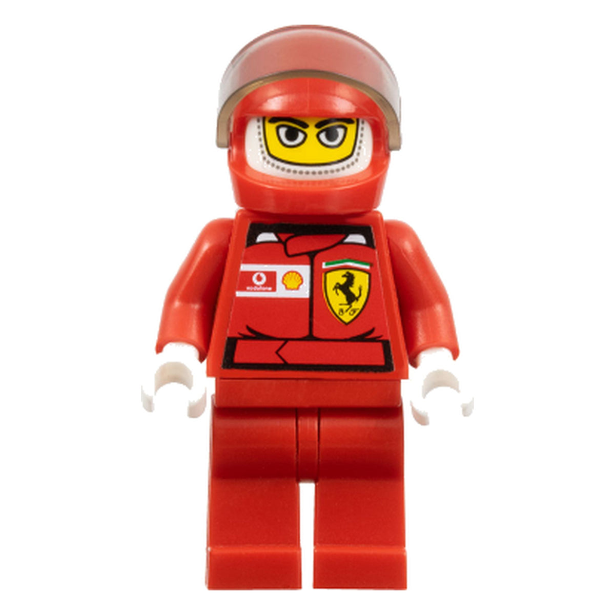 LEGO® Minifigur F1 Ferrari Driver with Helmet and Balaclava rac024as – Gebr.