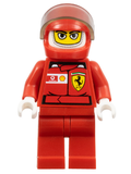 LEGO® Minifigur F1 Ferrari Driver with Helmet and Balaclava rac024as