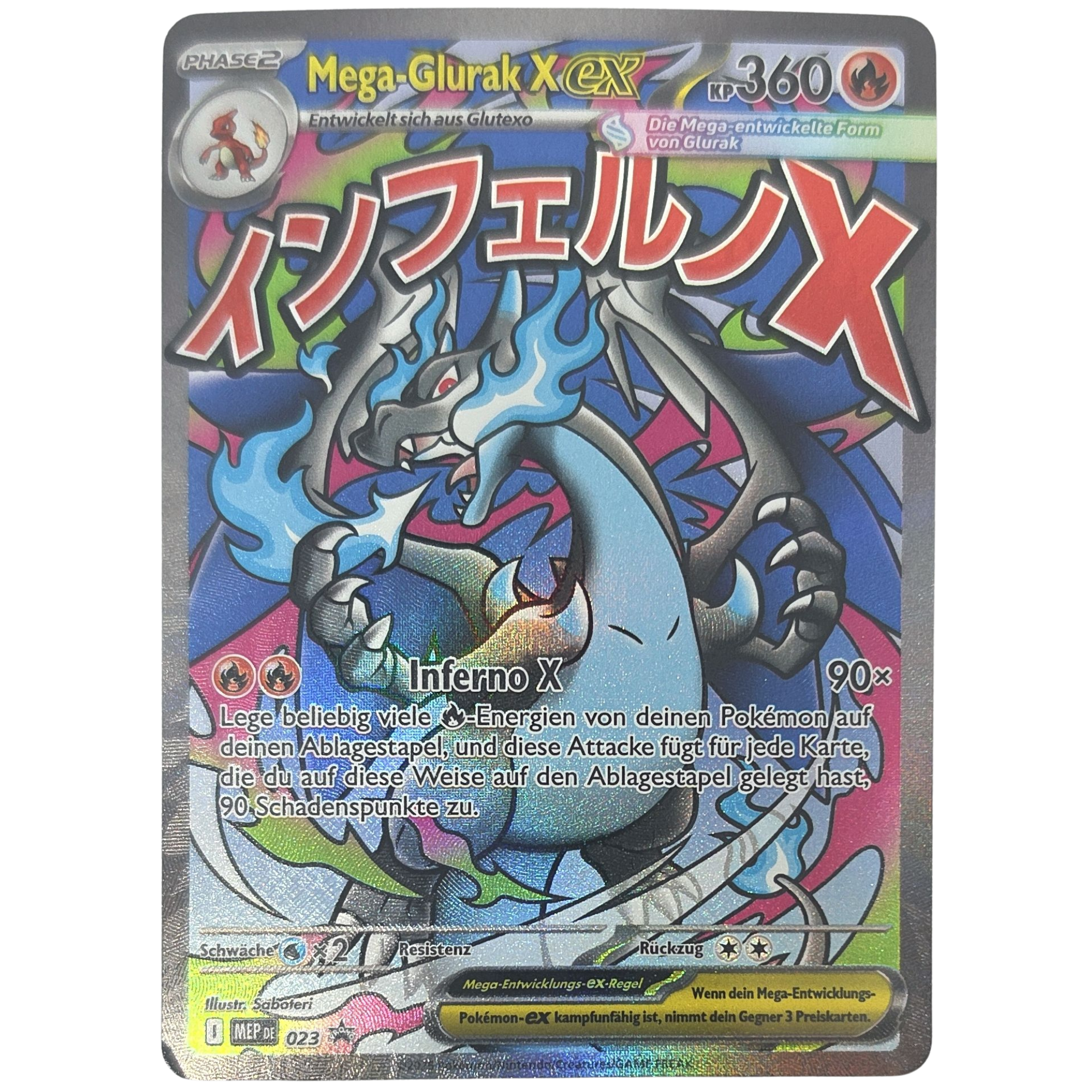 Pokémon: Mega Charizard X ex – MEP Black Star Promos (MEP 023) – Einzelkarte