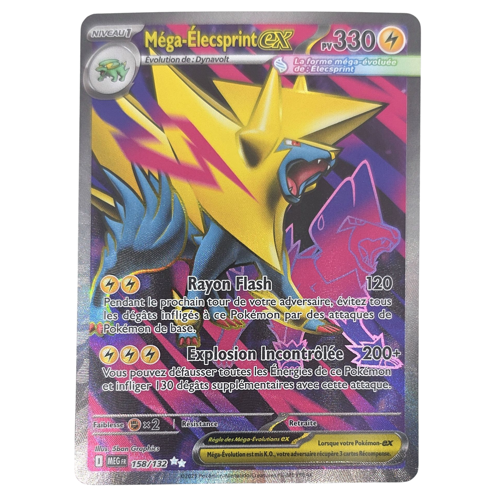 Pokémon: Mega Manectric ex – Mega-Entwicklung (MEG 158) – Einzelkarte