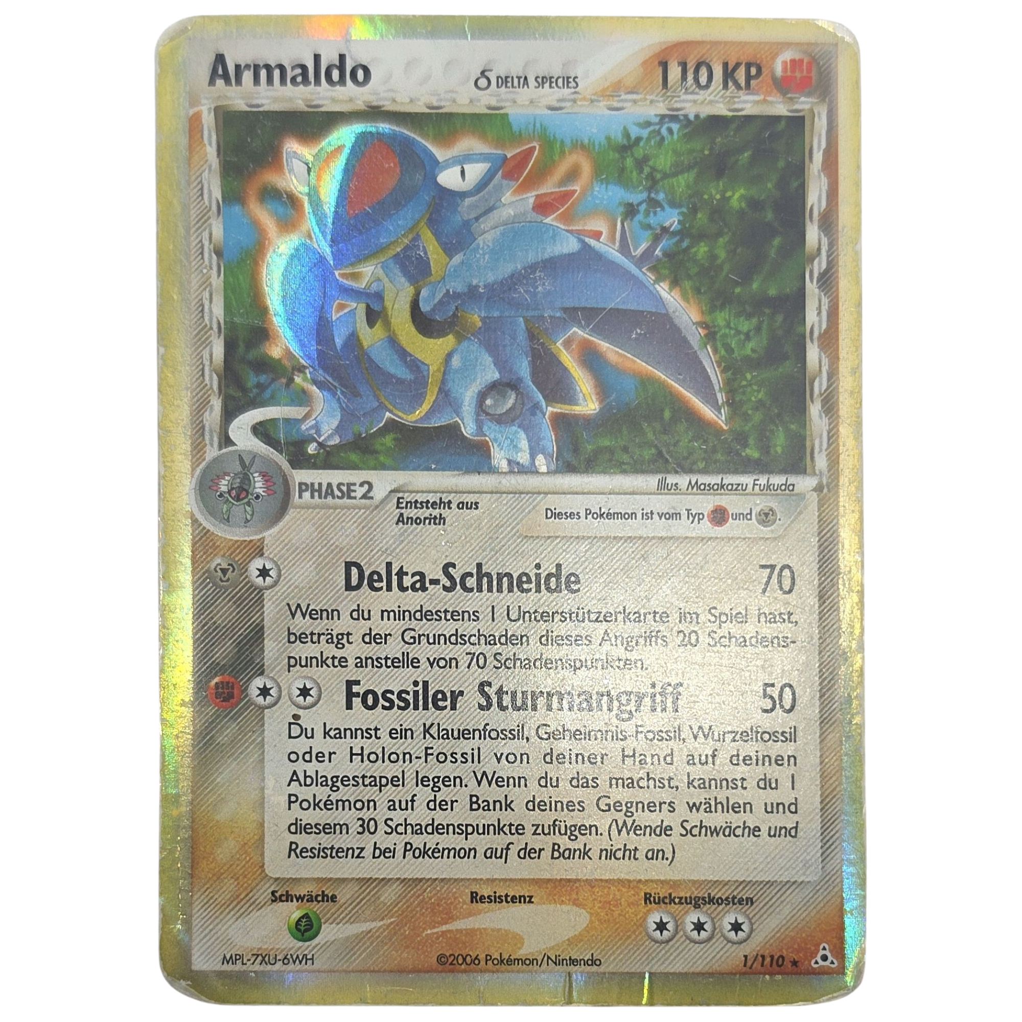 Pokemon: Armaldo δ Delta Species - EX Holon Phantoms (1) - Einzelkarte