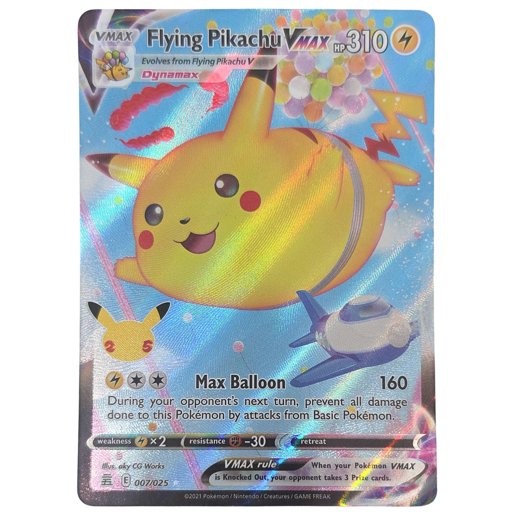 Pokémon: Flying Pikachu VMAX – Celebrations (CEL 007) – Einzelkarte