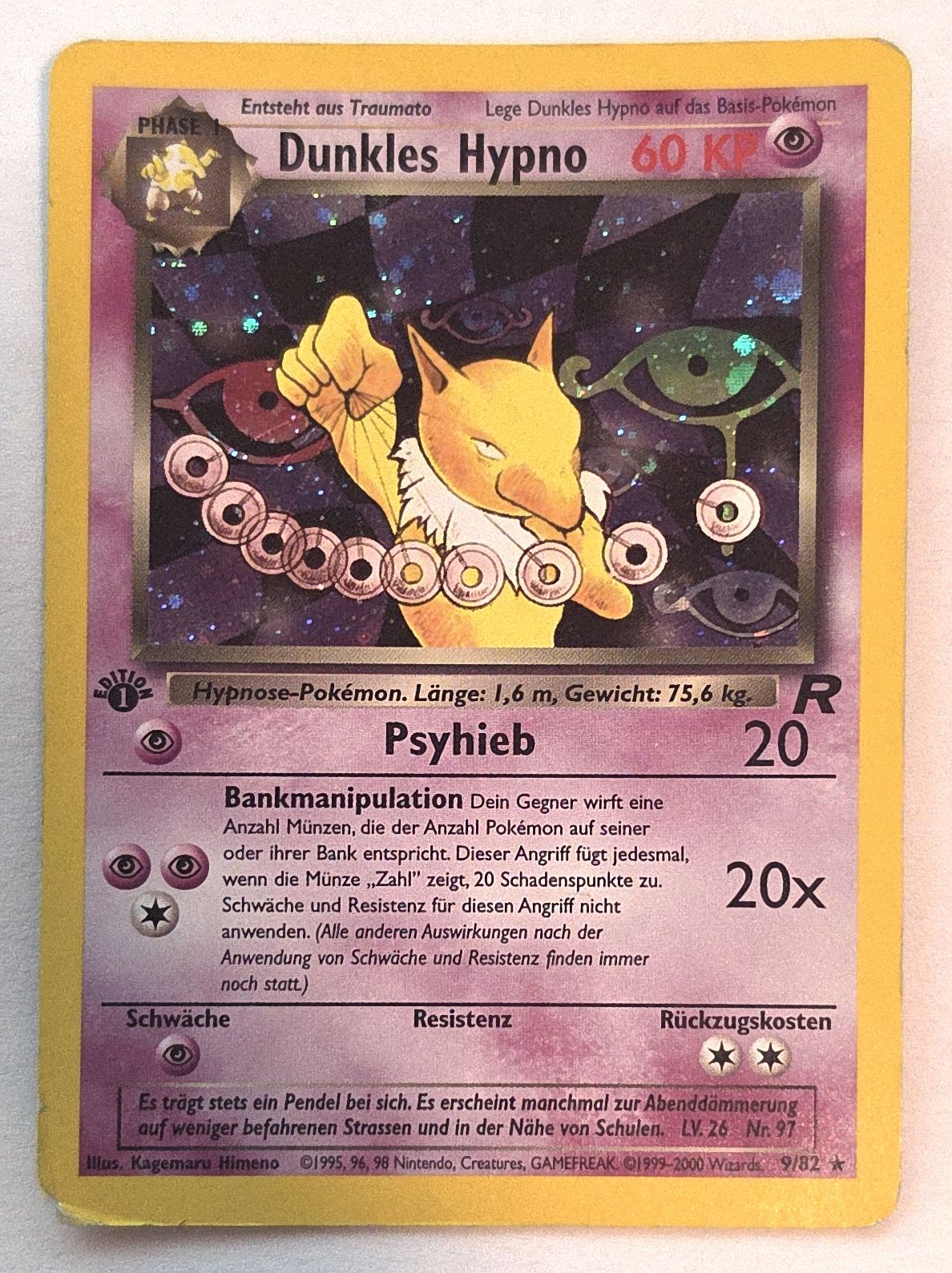 Pokémon: Dark Hypno – Team Rocket (TR 9) – Einzelkarte