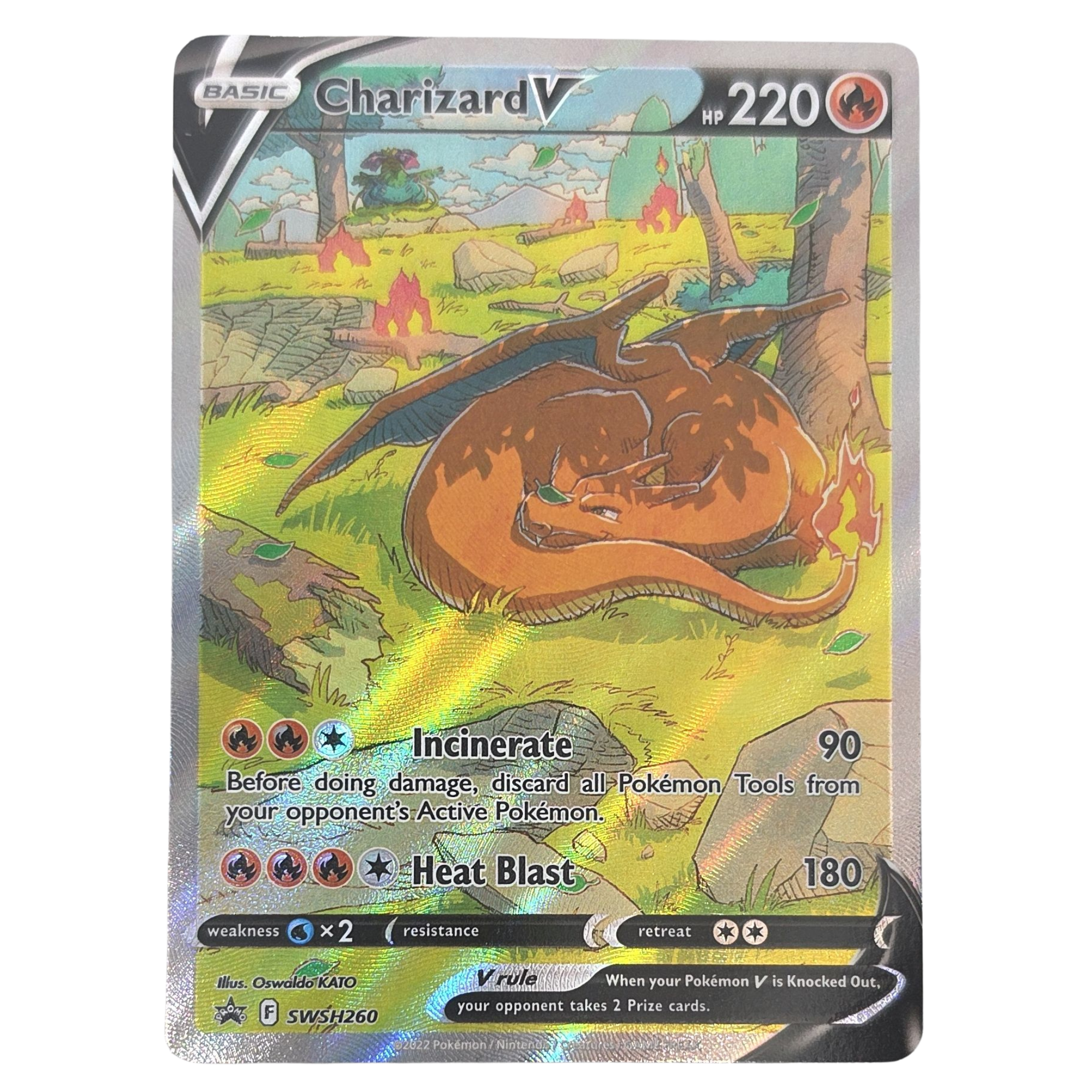 Pokémon: Charizard V – SWSH Black Star Promos (SWSH 260) – Einzelkarte