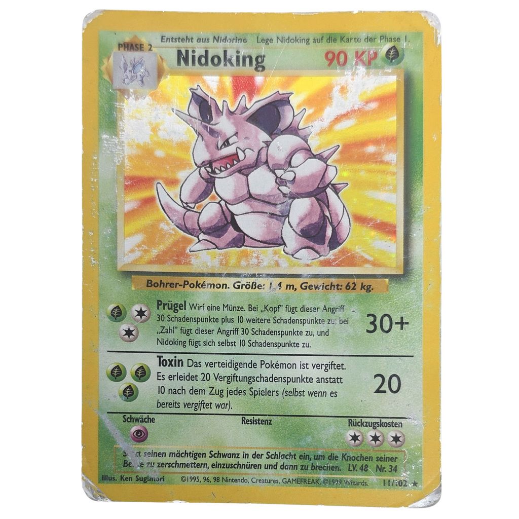 Pokémon: Nidoking – Base Set (BS 11) – Einzelkarte