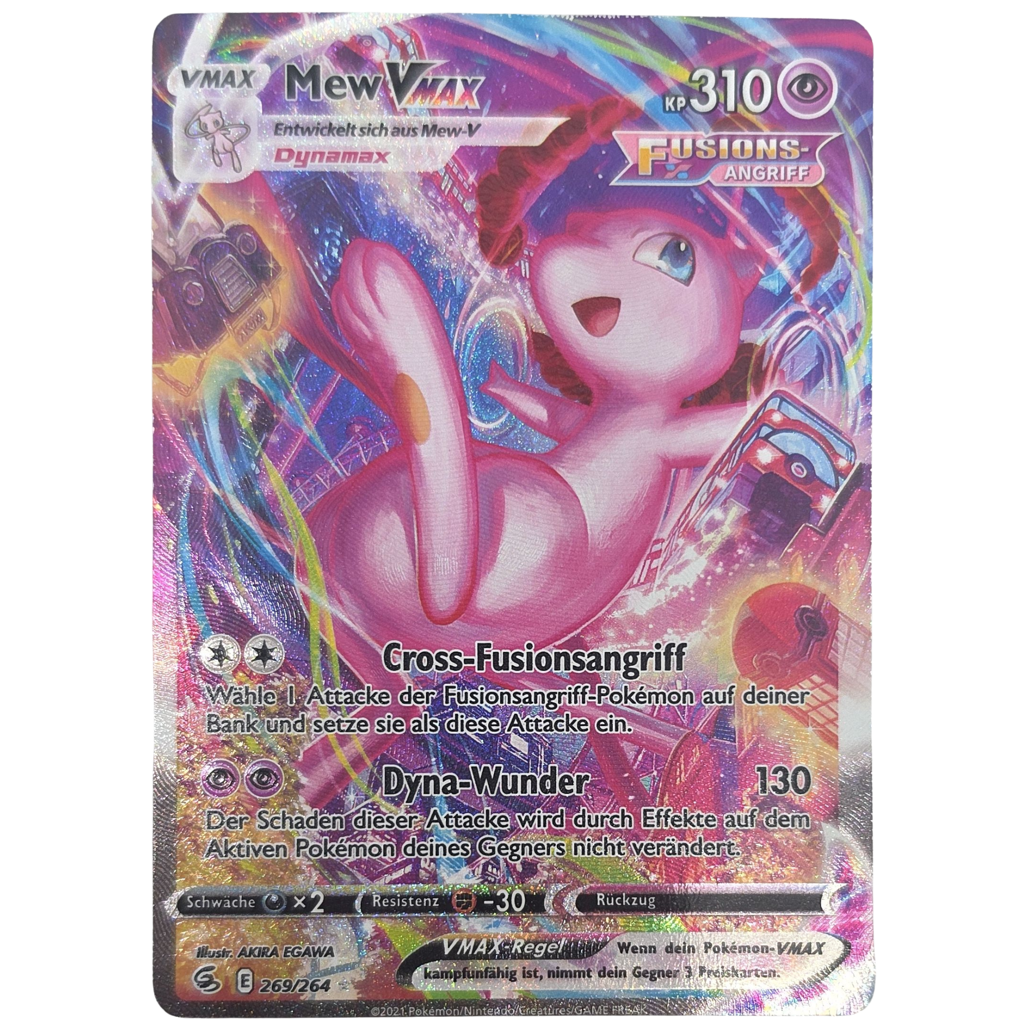 Pokemon: Mew VMAX - Fusion Strike (FST 269) - Einzelkarte