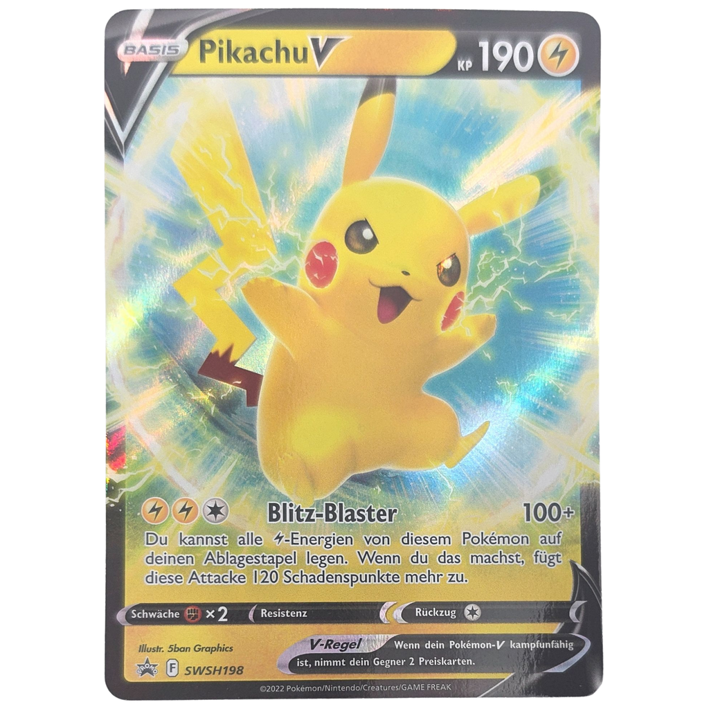 Pokémon: Pikachu V – SWSH Black Star Promos (SWSH 198) – Einzelkarte