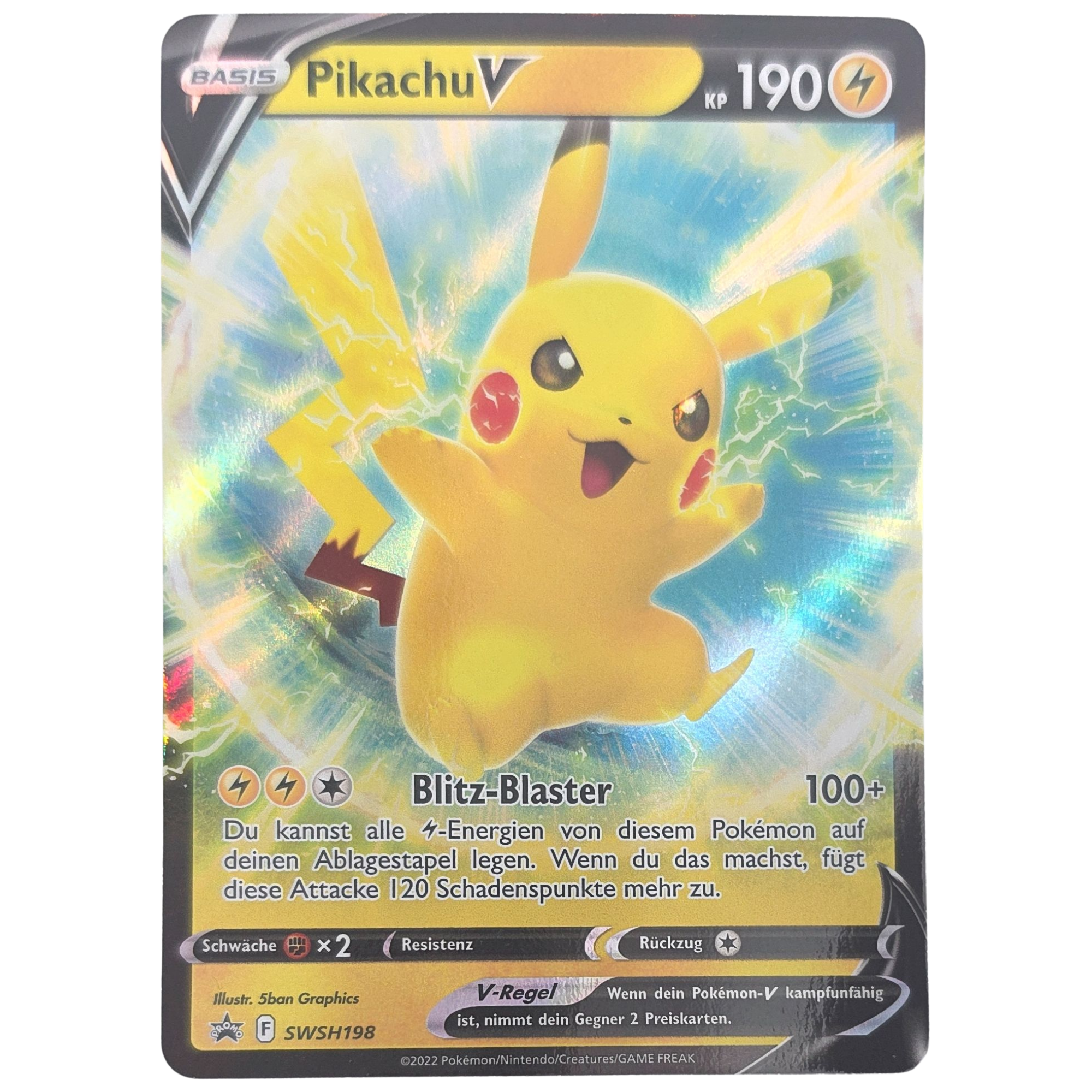 Pokémon: Pikachu V – SWSH Black Star Promos (SWSH 198) – Einzelkarte