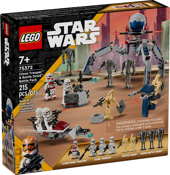 LEGO Star Wars 75372 - Clone Trooper & Battle Droid Battle Pack