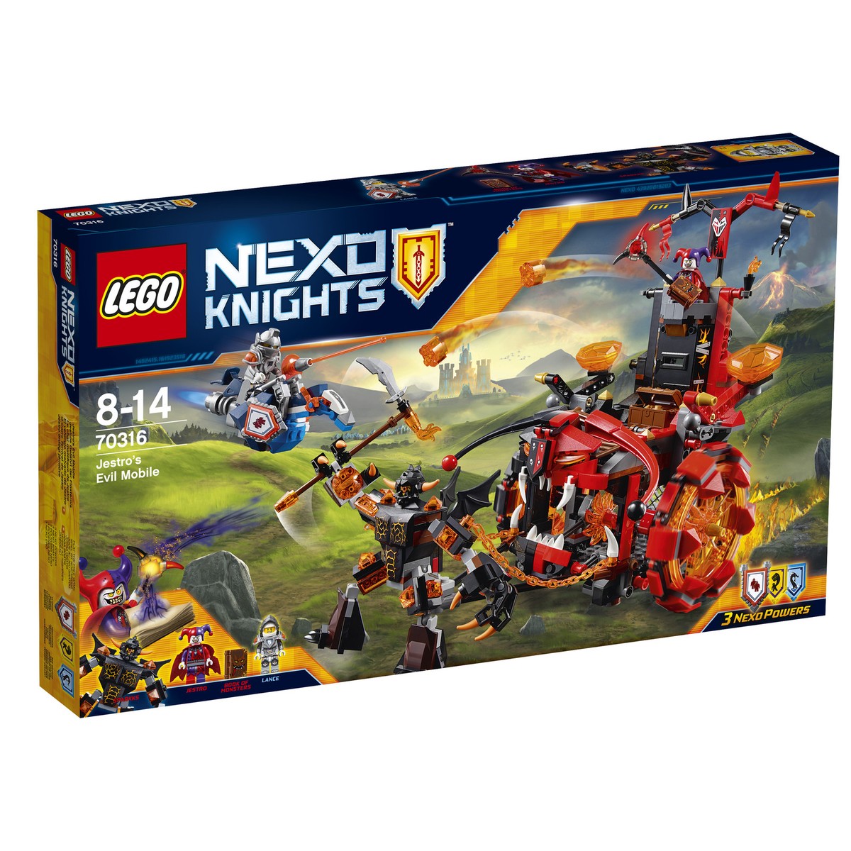 LEGO NEXO KNIGHTS Jestro's Evil Mobile – Set 70316