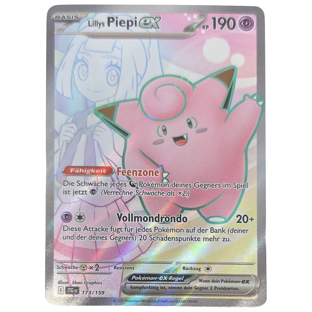 Pokémon: Lillie's Clefairy ex – Journey Together (JTG 173) – Einzelkarte