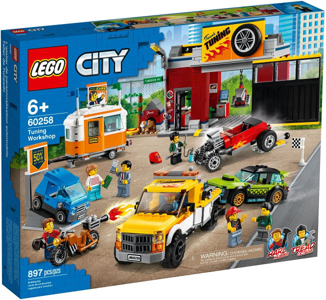 LEGO City 60258 - Tuning-Werkstatt