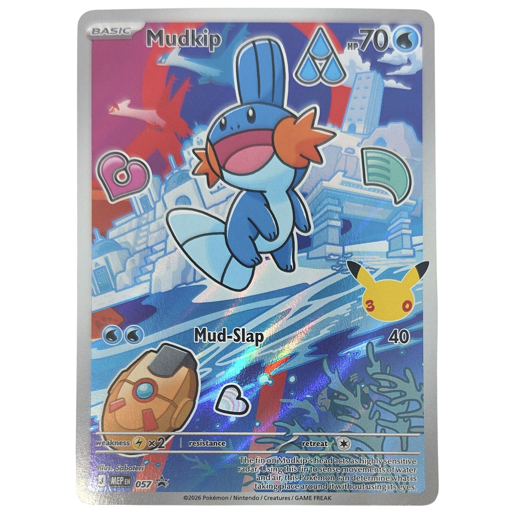 Pokémon: Mudkip – MEP Black Star Promos (MEP 057) – Einzelkarte