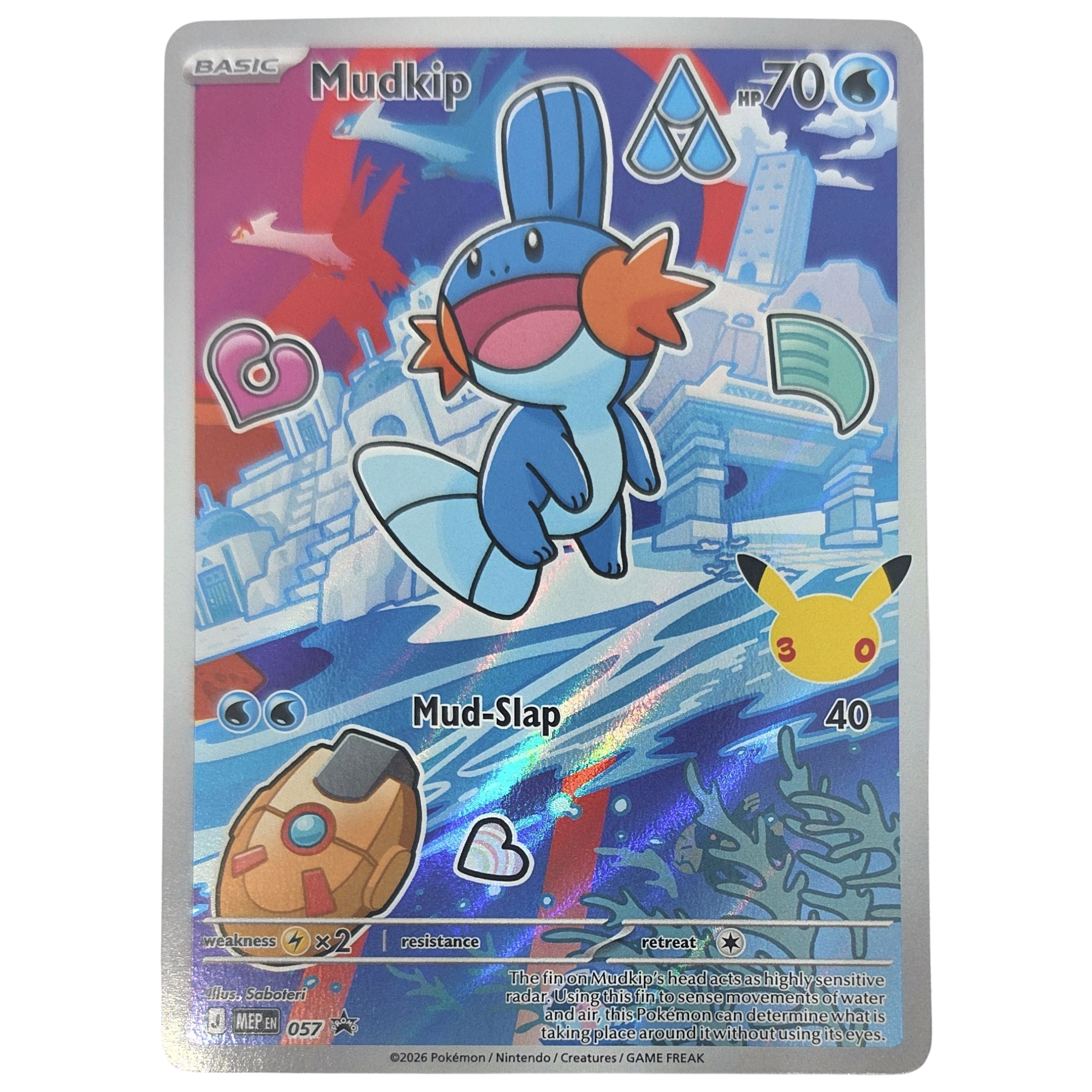 Pokémon: Mudkip – MEP Black Star Promos (MEP 057) – Einzelkarte