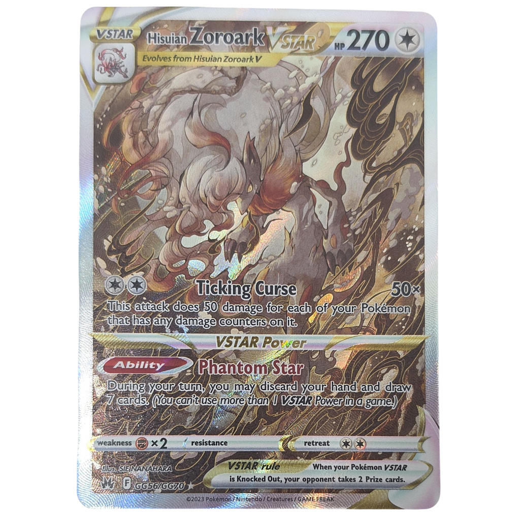 Pokemon: Hisuian Zoroark VSTAR - Crown Zenith (CRZ GG56) - Einzelkarte