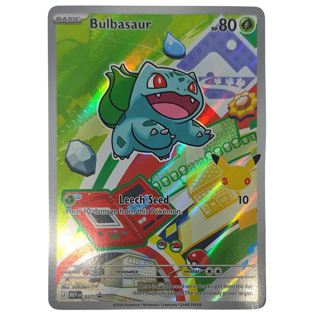 Pokémon: Bulbasaur – MEP Black Star Promos (MEP 037) – Einzelkarte