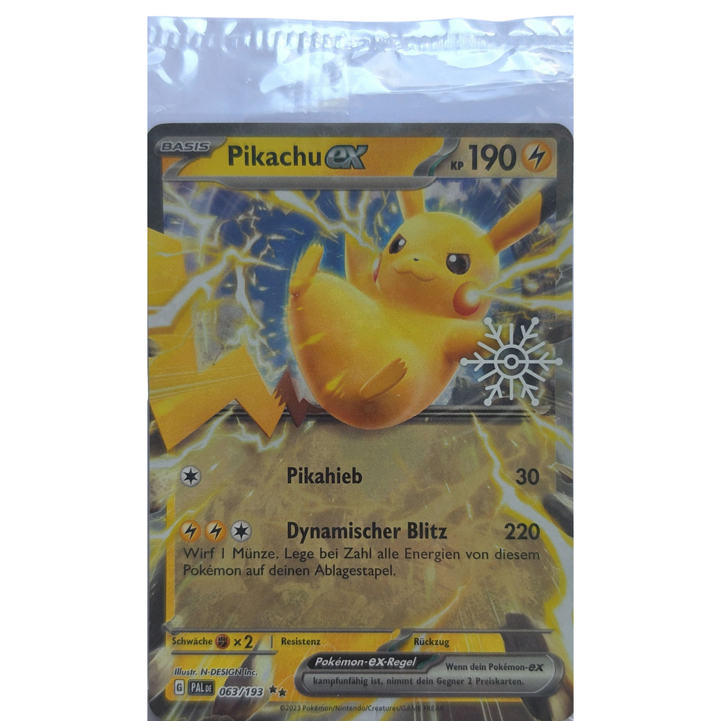 Pokemon: Pikachu ex - Paldea Evolved (PAL 063) - Einzelkarte