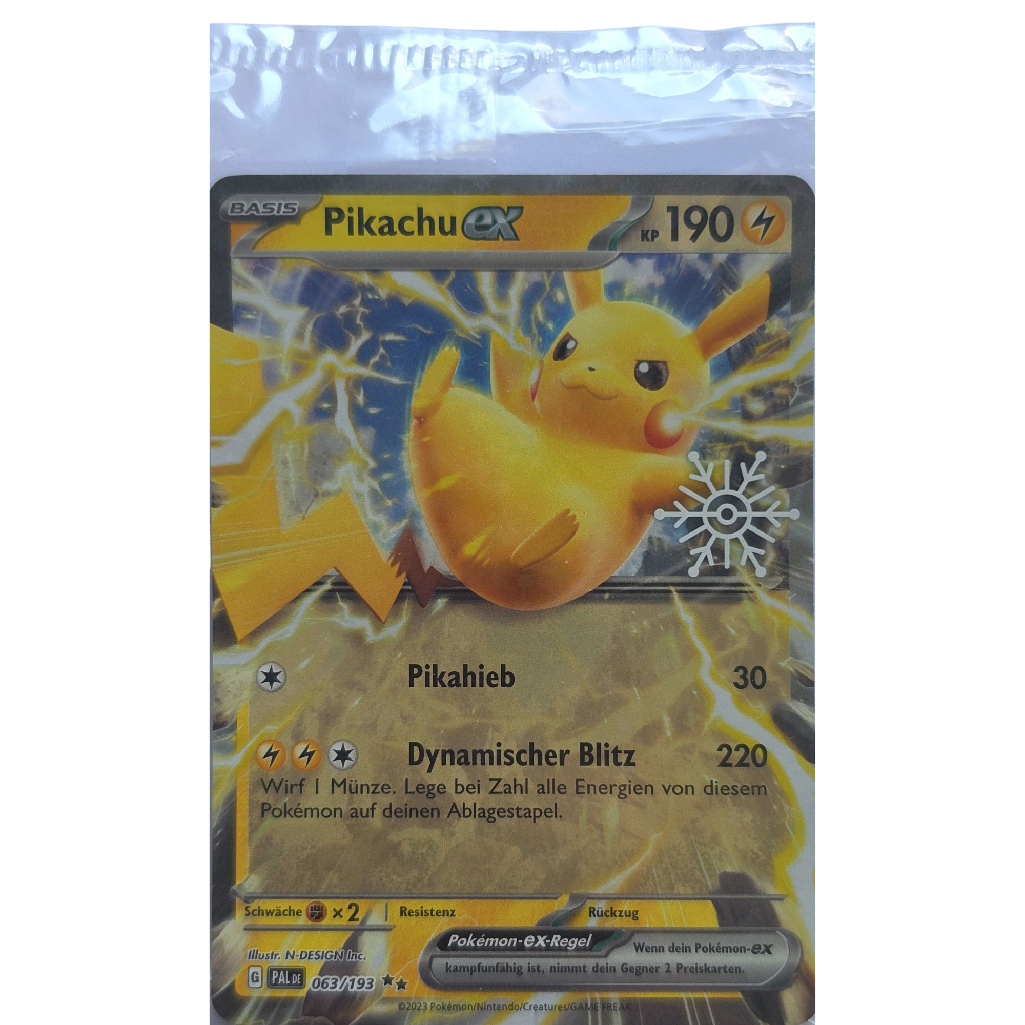 Pokemon: Pikachu ex - Paldea Evolved (PAL 063) - Einzelkarte